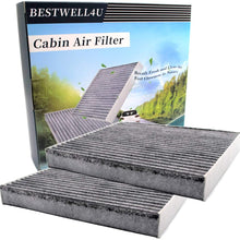 2 Pack Cabin air filter for Toyota/Lexus,Deeper & Better Filtering PM2.5,Made of Melt-Blown Nonwoven and Charcoal,Replacement for CF10285,CP285