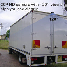 AHD 720P 9" Reverse Rear View Backup Camera System with TVS Protection Night Vision Waterproof IP69K Camera Mirror/FLIP Image for Tractor/Truck/RV/Bus/Motorhome/Excavator/Caravan/Skid Steer/Harvester