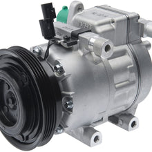 New Mando 10A1080 AC Compressor with Clutch Original Equipment (Pre-filled Oil)