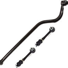 FEIPARTS 3 Pieces Suspension Parts Front Sway Bar End Links Front Track Bar 1995-1999 for Dodge Ram 1500 1995-1999 for Dodge Ram 2500 1995-1999 for Dodge Ram 3500