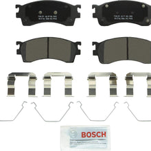 Bosch BP893 QuietCast Premium Semi-Metallic Disc Brake Pad Set For Mazda: 2001-2003 Protege, 2002-2003 Protege5; Front