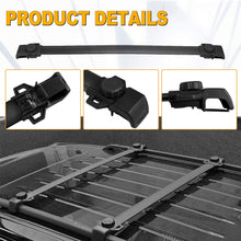 AUXMART Roof Rack Cross Bars Fit for 2014 2015 2016 2017 2018 2019 2020 Jeep Renegade, Black Rooftop Luggage Rack Rail Replacement,Aluminum Cargo Carrier Bars OE Style