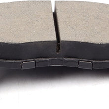 BRAKEUS Professional Ceramic Pads Fit for 1997-1999 Acura CL, 1990-2002 Honda Accord, 2010-2011 Honda Civic