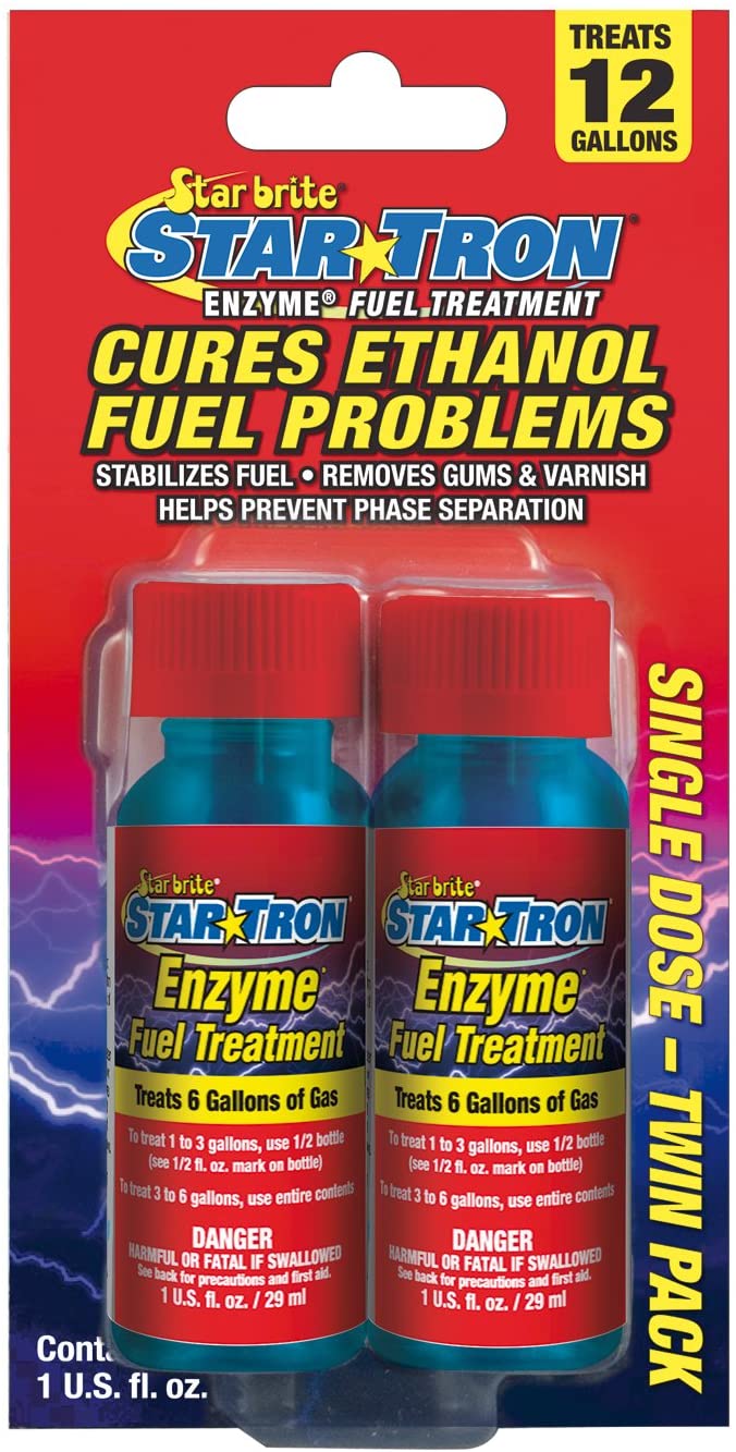 Star Tron Enzyme Fuel Treatment - Gas Formula - Shooter 2 Pack