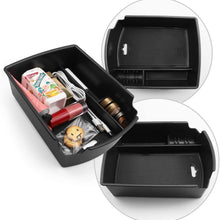 CDEFG Center Console Organizer for 2020 Soul, Insert ABS Black Materials Tray, Armrest Box Secondary Storage