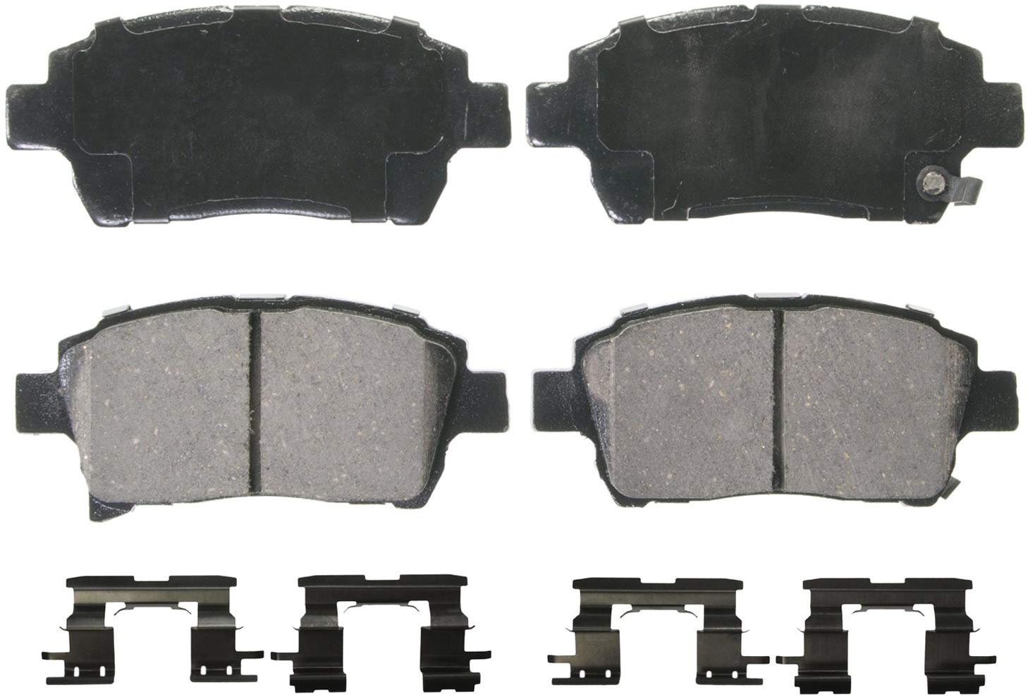 Wagner QuickStop ZD990 Ceramic Disc Pad Set Includes Pad Installation Hardware, Front