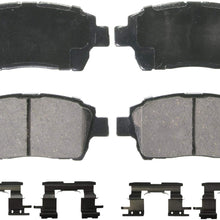 Wagner QuickStop ZD990 Ceramic Disc Pad Set Includes Pad Installation Hardware, Front