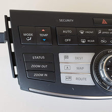 Infiniti M35 06-07 A/C Climate Radio Trip Screen Control Panel 28395-EH100