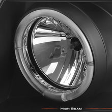 For Toyota Tacoma Pickup Black Bezel Dual Halo Ring Design Projector LED Replacement Headlights Lamps