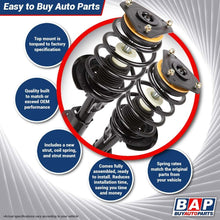 Pair Rear Shock Strut w/Spring For Lexus LS460 2007 2008 2009 2010 2011 2012 w/o Air Suspension - BuyAutoParts 75-877442C New