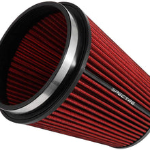 Spectre Universal Clamp-On Air Filter: High Performance, Washable Filter: Round Tapered; 6 in (152 mm) Flange ID; 8.5 in (216 mm) Height; 7.719 in (196 mm) Base; 5.125 in (130 mm) Top, SPE-HPR9891