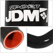 For Mitsubishi Evolution Evo X 10 4B11 JDM 3 Ply Nylon Silicone Radiator Coolant Hose Pipe Kit Black