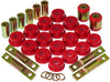 Prothane 8-318 Red Rear Upper and Lower Control Arm Bushing Kit