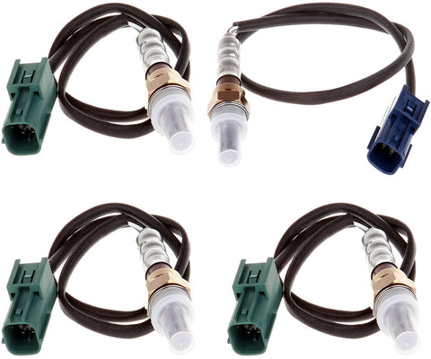 Oxygen Sensor,ECCPP 13675 SG1306 2 Upstream + 2 Downstream for 2003-2004 Infiniti M45 Nissan 350Z 2002-2006 Infiniti Q45 2003-2005 Infiniti FX45