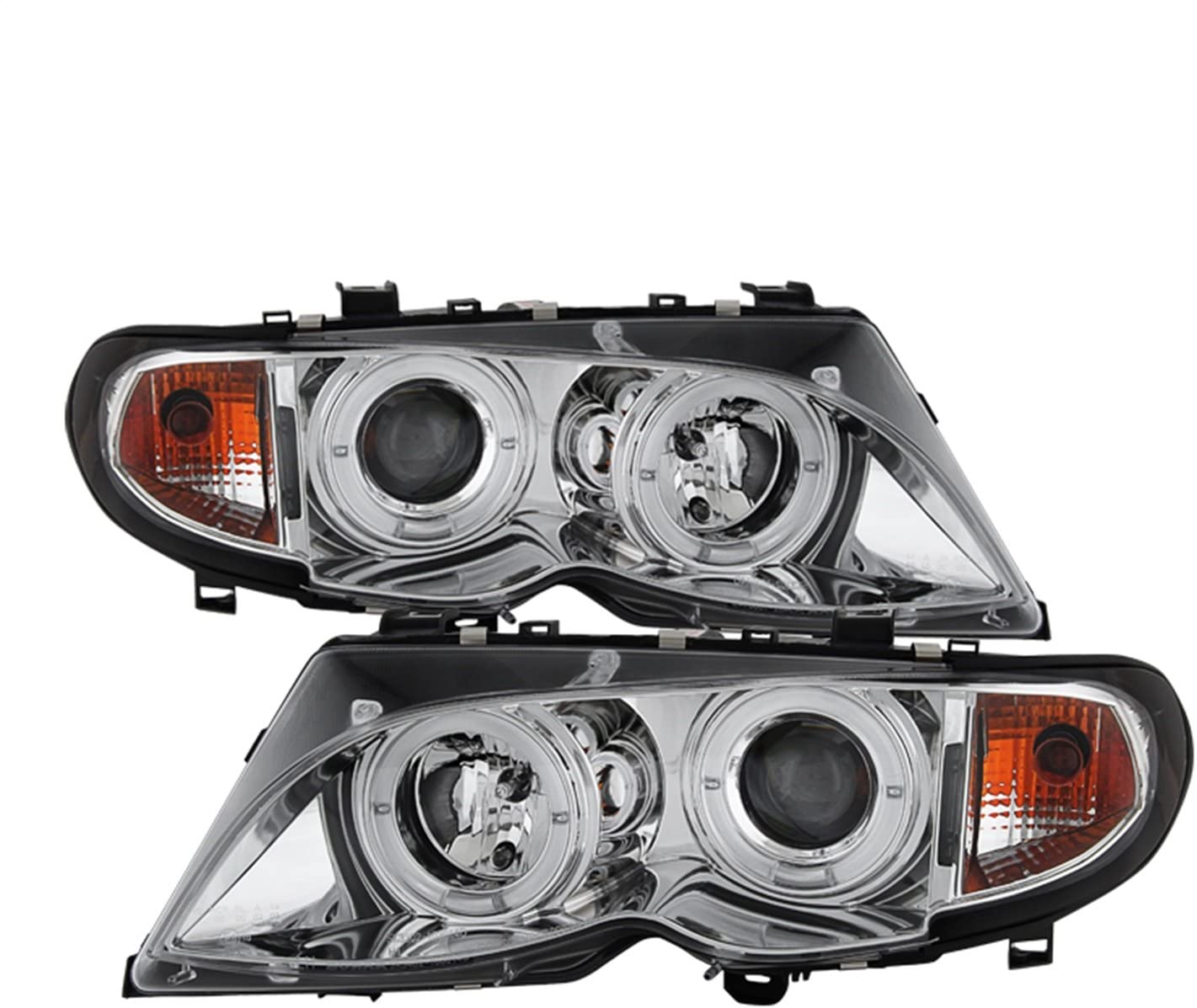 Spyder Auto 5042408 LED Halo Projector Headlights Chrome/Clear