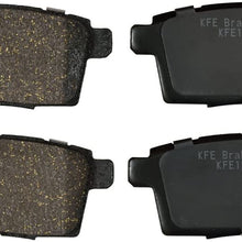 KFE KFE1259-104 Ultra Quiet Advanced Premium Ceramic Brake Pad Rear Set Compatible with: 2007-2010 Ford Edge; Mazda CX-7, CX-9; Lincoln MKX
