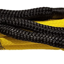 A.R.E. Offroad LKRYWB Kinetic Recovery Rope 3/4" X 20 Foot Kinetic Recovery Rope Yellow/Black Arachni Recovery Equipment, 1 Pack