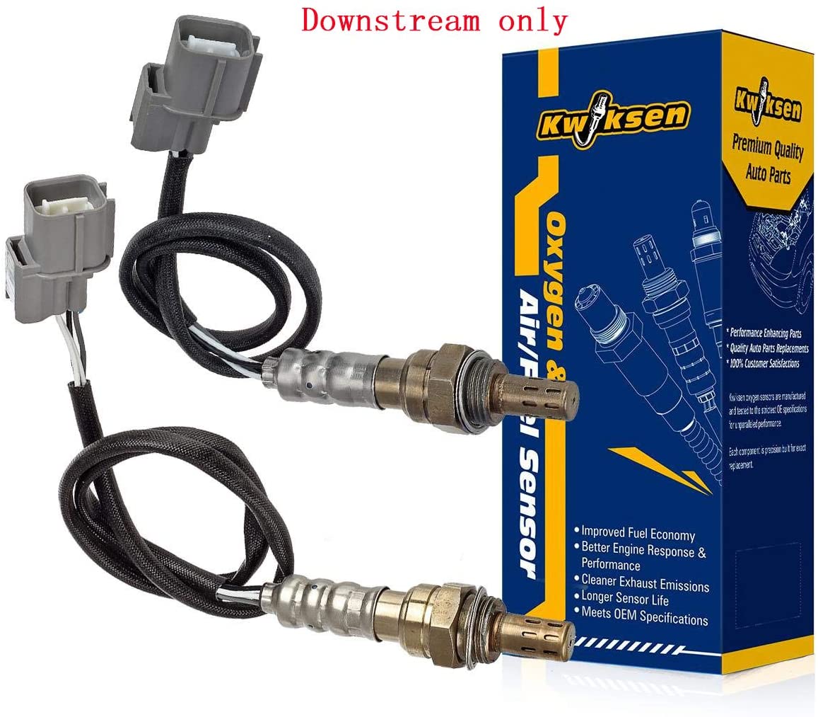 Kwiksen 2pcs Oxygen O2 Sensor 234-4355 234-4368 Downstream Front & Downstream Rear Replacement for Honda Accord V6 3.0L Auto Trans 2003-2007/Honda Odyssey V6 3.5L J35A6 Engine 2005-2010