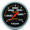 Auto Meter 5435 Pro-Comp Liquid-Filled Mechanical Water Temperature Gauge