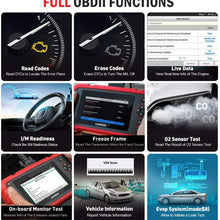 LAUNCH OBD2 Scanner CRP123X Automotive Car Code Reader Scan Tool for ABS SRS Transmission Engine Diagnostic Tool with Battery Test, Android 7.0 Based, 5.0” Touchscreen, AutoVIN, Wi-Fi Free Updates