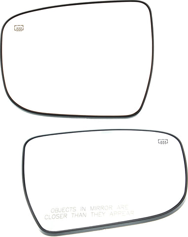 Mirror Glass for 2017 Nissan Rogue Left and Right Side