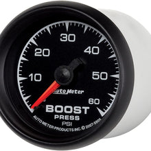Auto Meter 5905 ES 2-1/16" 0-60 PSI Mechanical Boost Gauge