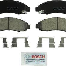 Bosch BC1039 QuietCast Premium Ceramic Disc Brake Pad Set For Chevrolet: 2004-2008 Colorado; GMC: 2004-2008 Canyon; Isuzu: 2006 i-280, 2007-2008 i-290, 2006 i-350, 2007-2008 i-370; Front