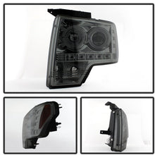 Spyder Auto 5010254 Halo LED Projector Headlights; Uses T10 LED Ultra White LED Bulb; Pair; Smoke;