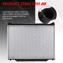 2170 OE Style Aluminum Radiator Replacement for Ford F150 F250 F350 Super Duty Excursion Lobo 5.4L V8 AT 98-05