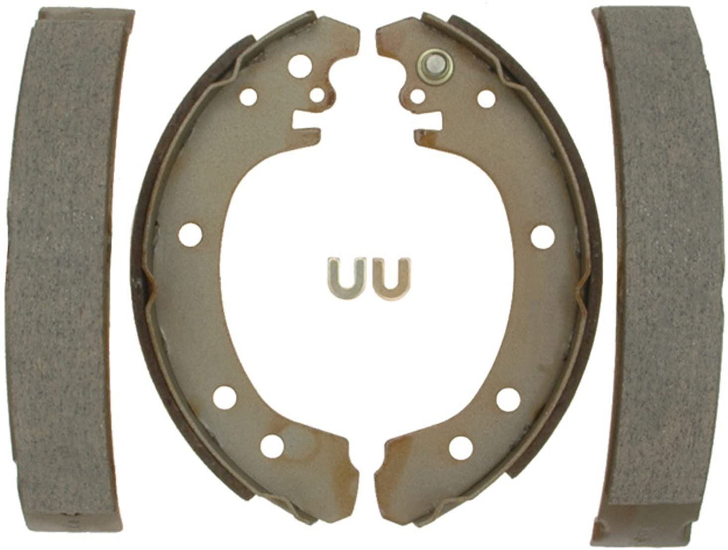 ACDelco 14801B Advantage Bonded Rear Brake Shoe Set with Hardware