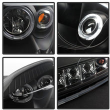 Spyder Auto 5010001 LED Halo Projector Headlights Black/Clear