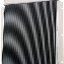 CoolingSky 4 Row Full Aluminum Engine Radiator for 1947-1954 Chevrolet Truck Pickup 3.5 3.8 4.3