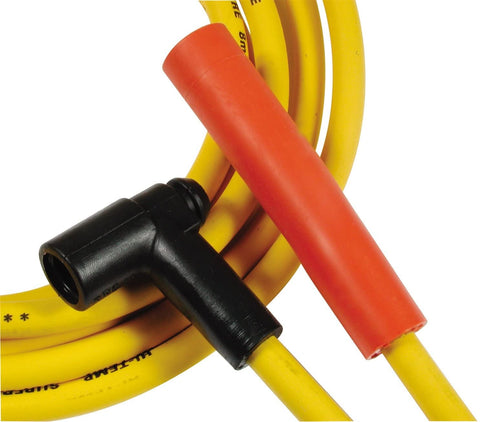 ACCEL 8Mm Spark Plug Wire Set Super Stock Graphite Custom, Yellow