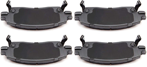 Ceramic Discs Brake Pads,SCITOO 4pcs REAR Disc Brake Pad Kit fit Buick Enclave/Rainier,Chevy SSR/Trailblazer/Trailblazer EXT/Traverse,GMC Acadia/Envoy/Envoy XL/Envoy XUV,Olds Bravada,Isuzu,Saab,Saturn