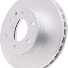 Rear Dynamic Friction Company GEOSPEC Coated Brake Rotor 604-67111 (1)