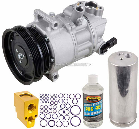 AC Compressor & A/C Repair Kit For Volkswagen VW New Beetle 2.5L 2006 2007 2008 2009 2010 - BuyAutoParts 60-81482RK NEW