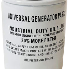 Universal Long Life Oil Filter Replacement for 070185E and 070185ES (Single Filter) Generator Parts