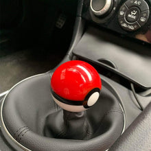 Pokeball Gear Shift Knob for 4 5 6 Speed 2.15 Inches for Most Car Models with Adapters