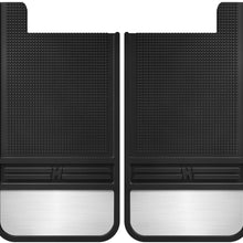 Husky Liners Rubber Rear Mud Flaps - 12IN w/ Weight