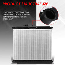 2707 Factory Style Aluminum Cooling Radiator Replacement for 04-12 Colorado/GMC Canyon/Isuzu I280/I290/I350/I370 AT