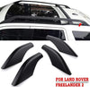 Roof Rack Rail End Protector Cover Shell Replace for Land Rover Freelander 2 2006-2013 4PCS/Set ABS Car Accessories Apply to Automobiles