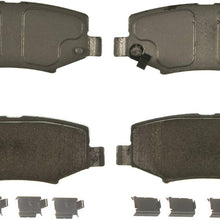 Wagner ThermoQuiet QC1274 Ceramic Disc Pad Set, Rear