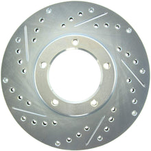 StopTech 227.44108R Select Sport Drilled and Slotted Brake Rotor; Front Right