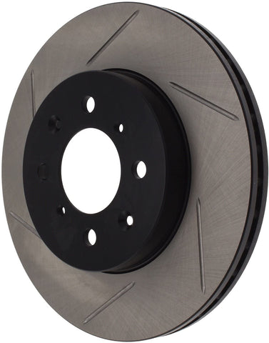 StopTech 126.40021SR Front Right Sport Slotted Brake Rotor
