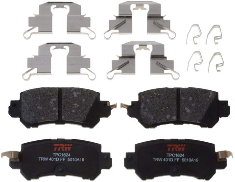 TRW TPC1624 Black Premium Ceramic Rear Disc Brake Pad Set
