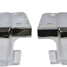REAR BUMPER END CAP CHROME W/O SENSOR HOLE LH & RH FOR 2014-2017 TUNDRA TO1104123 TO1105123