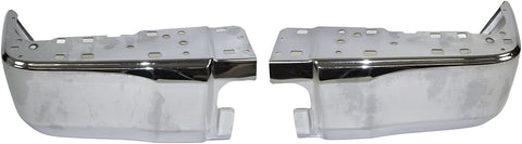 REAR BUMPER END CAP CHROME W/O SENSOR HOLE LH & RH FOR 2014-2017 TUNDRA TO1104123 TO1105123