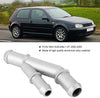 Suuonee Coolant Y-Flange, Cast Aluminum Coolant Pipe Adapter Y-Flange OE: 1J0121087E Fit for Mk4 Golf 1.8T 2000-2005