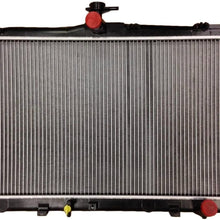 Rareelectrical NEW RADIATOR ASSEMBLY COMPATIBLE WITH 2013 LEXUS ES300H 2.5L L4 2494CC 152 CID 16400-31850 13338 16400-31850 16400-36260 LX3010148