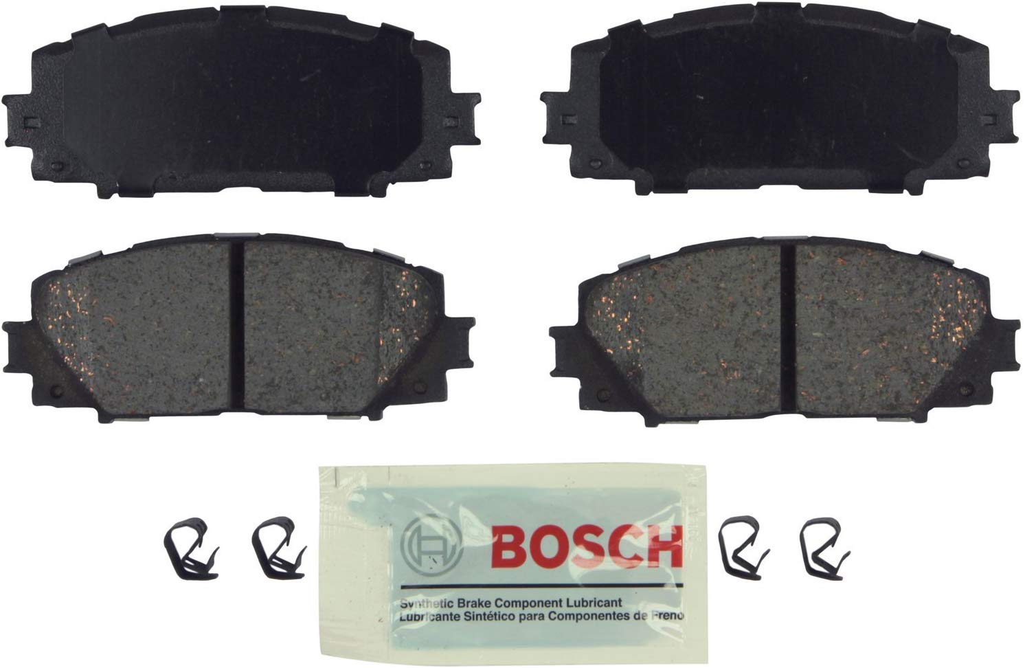 Bosch BE1184 Blue Disc Brake Pad Set for Toyota: 2012-15 Prius C, 2007-15 Yaris - FRONT